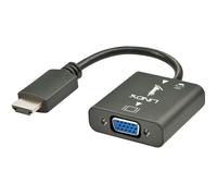 Adaptateur HDMI vers VGA - Adaptateur - Conversion vidéo et audio - Noir - Moniteurs et projecteurs