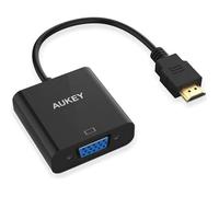 Adaptateur HDMI vers VGA - AUKEY - CB-V4 - 1080P - Noir - Compatible PC, TV Box, Xbox