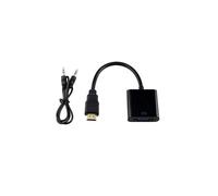 Adaptateur HDMI vers VGA - OuiSmart® - 1080P - Audio intégré - Compatible Ordinateur, Xbox 360