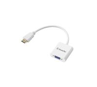 Adaptateur HDMI vers VGA - Plug & Play - Projection Haute Définition - Blanc