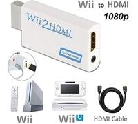 Adaptateur HDMI Wii Convertisseur Wii Hdmi avec 1,5 m de câble HDMI