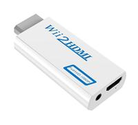 Adaptateur HDMI - Yuan Yuan - Wii vers HDMI 1080P - Sortie Audio 3,5 mm - Blanc - Haute qualité