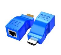 Adaptateur HDTV vers RJ45 Répéteurs de réseau HDTV Extender pour longue distance Transmission 1080p à l'aide d'un câble Cat5/6