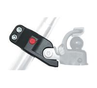Adaptateur HEBIE pour remorque sur tige de selle - Vélo sur route - Noir