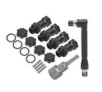 Adaptateur Hexa 17 mm pour Voiture Télécommandée 18 avec ouille 29 mm en Alliage d’Aluminium (Noire)