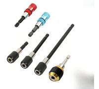 Adaptateur hexagonal à changement rapide pour perceuse, support d'embout magnétique avec tige hexagonale, rallonge robuste pour visseuse et perceuse sans fil, pour artisans et bricoleurs