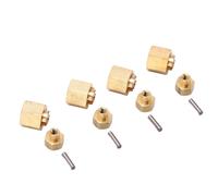 Adaptateur hexagonal de roue,Adaptateur hexagonal de roue en laiton,Adaptateur hexagonal de roue 7MM,Adaptateur hexagonal de roue 1/24 RC,Adaptateur hexagonal pour voiture AXIAL SCX24,Pièces détachées