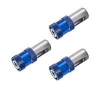 Adaptateur hexagonal fileté de 10MM à 1/4 pouces, adaptateur de perceuse à dégagement rapide, perceuse électrique sans clé, tournevis, tête de Conversion, embout solide