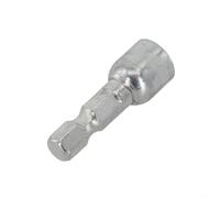 Adaptateur hexagonal magnétique avec douille de 6,35 mm pour tournevis en acier, perceuse, perceuse électrique pour tournevis et outils à main en atelier ou réparation à domicile (8 x 34 mm)