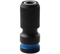 Adaptateur hexagonal vers carré 6,35 mm pour impact pour libération rapide | Manchon à dégagement rapide, boule à ressort, changement rapide de l'embout, tige hexagonale de 0,6 cm