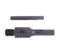 Adaptateur hexagonale M16X100 avec support pour foret de centrage Ø 6 mm - NORTON CLIPPER - 310003974