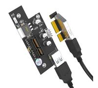 Adaptateur horizontal USB 3.0 PCIE 1X vers 1X pour ordinateur général et bureau