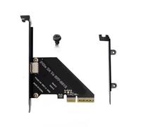 Adaptateur hôte PCIE 4.0 x 4 x 1 vers SFF 8612 pour disque dur solide SFF8639 améliore les performances et la compatibilité avec les serveurs
