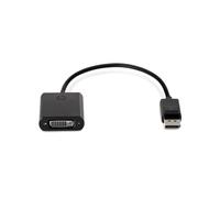 Adaptateur HP DisplayPort Mâle vers DVI Femelle 0.2m - Contacts Cuivre - HP Professionnel - Référence F7W96AA