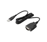 Adaptateur HP J7B60AA USB Type-A vers DB-9 Mâle, Débit USB 12 Mbit/s, Série 115.2 Kbits/s, Compatible HP EliteDesk/Compaq Elite