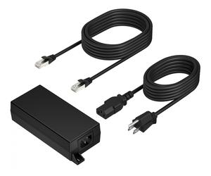 Adaptateur HP Poly PoE++ 65W 2.5G avec câble CAT6A de 3,66 m et cordon d'alimentation EMEA - INTL English Loc ��� prise euro