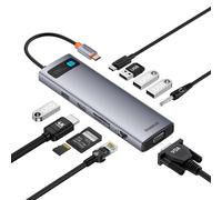 Adaptateur HUB 11 en 1 da USB-C a USB-C PD, 4 ports USB, HDMI, VGA, AUX, RJ45, s