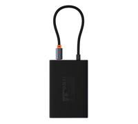 Adaptateur hub 8 en 1 HDMI DisplayPort VGA USB-A USB-C - gris
