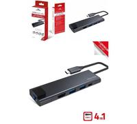 Adaptateur HUB Multi-Ports - ADVANCE - USB-C vers 2 USB 3.0 - HDMI 4K - RJ45 - 4 Ports