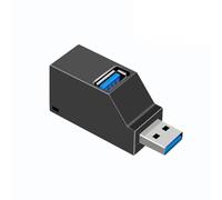 Adaptateur Hub Multi USB Extender Mini Splitter Box 1 à 3 Ports USB 2.0 Haute Vitesse Lecteur Disque Acces Hub Ordinateur Portable U Card J5p9 pour PC