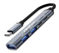 Adaptateur hub Qoltec USB-C 3.1 5 en 1 | USB-C PD | USB-C | 2x USB 2.0 | USB 3.0