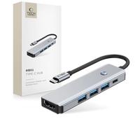 Adaptateur Hub Tech-Protect 5 En 1 Type-C Pour Macbook Pro Air Hdmi 4K 60 Hz Pd100W