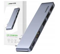 Adaptateur hub UGREEN CM251, 2 ports USB-C vers 3 ports USB 3.0, HDMI,