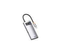 Adaptateur HUB USB 3.0 Baseus 4-en-1 Type-C pour téléphone tablette pour ordinateur portable - Gris