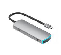 Adaptateur HUB USB 6 en 1, Type C vers USB 3.0, HDMI, Port PD 3.5mm, séparateur pour MacBook Pro 2016, pour Huawei Matebook