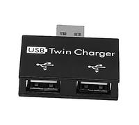 Adaptateur Hub USB, Adaptateur USB de type C, Répartiteur USB avec Double Ports, Hub d'extension USB pratique avec design léger, Adaptateur multiport pour clés USB, ordinateurs portables et