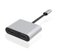 Adaptateur Hub USB C 3.0 4K vers HD/M, VGA, compatible avec MacBook, Nintendo, Samsung S9 Dex, Huawei P20, Xioami 10 TV