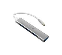 Adaptateur Hub USB-C vers 4x Ports USB Transmission Ultra Rapide Compact Argent