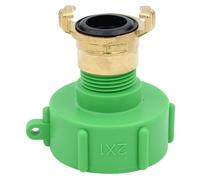 Adaptateur IBC pour raccord rapide 1" FI écrou fixe 2 pouces, raccord GK 1