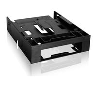 Adaptateur IcyDock 3,5" -> 5,25" + 2x6,3cm HDDs/SSDs 7-9,5mm
