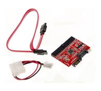 Adaptateur IDE SATA réversible pour Disques durs et Lecteurs, Bidirectionnel SATA vers IDE et IDE vers SATA, kit avec Câble SATA et