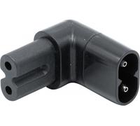 Dexlan Adaptateur IEC C8 / IEC C7 coudé
