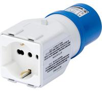 Adaptateur Industriel À Civil IP44 Prise 2P+T 16A 230V 1 Prise 2P+T Bivalente