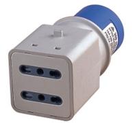 Adaptateur Industriel Avec Prise Cee + 2 16A Bipasso Bleu IP44 COD.FI94660