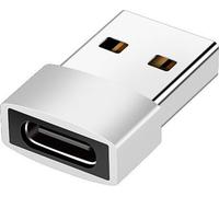 Adaptateur INF TYPE-C femelle vers USB A 2.0 mâle Argent