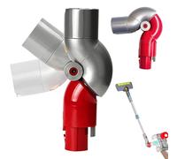Adaptateur Inférieur à dégagement pour Dyson V7 V8 V10 V11V15, Adaptateur Inférieur Adaptateur Flexible à Fermeture Rapide, Outil Nettoyage à Faible Portée pour Zones Difficiles d'Accès