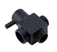 Adaptateur inverseur de douche en laiton à double sortie résistant à l'érosion 2,5 cm Deux sorties pour systèmes de baignoire, valves de douche à double sortie