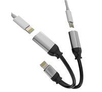 Adaptateur Iphone Jack Certifié Apple MFI (2 en 1)Lightning Ecouteur Chargeur Double Prise Accessoire Cable pour14 13 12 11 Pro Max 7 8 Plus X Ipad 2 Air Voiture Casque Audio Câble Auxiliaire Splitter