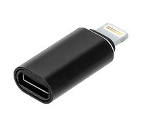 Avizar Adaptateur iPhone Lightning vers USB-C femelle – Charge et synchronisation – Noir