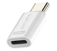 Adaptateur iPhone Lightning vers USB-C Power Delivery 27W Lot de 2 4smarts Blanc