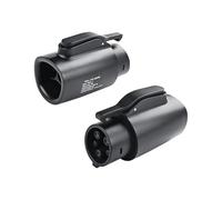 Adaptateur J1772, convertisseur de chargeur EV à courant élevé 80A, prise de charge AC de type 1. Compatible avec Tesla modèle S/3/X/Y, accessoire de Charge rapide