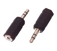 Adaptateur jack 2,5mm femelle vers jack 3.5 male - VALUE LINE - Adaptateurs stéréo - Noir