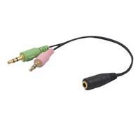 Adaptateur Jack 3.5 mm 4 points CTIA vers micro et casque stéréo