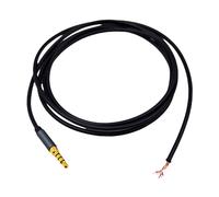 Adaptateur jack 3,5 mm mâle vers fil nu, extrémité ouverte, TRRS 5 broches stéréo, réparation de câble 3,5 mm pour casque audio, noir
