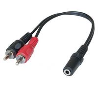 Adaptateur Jack 3.5 mm vers 2 x RCAM - 0,20 m G