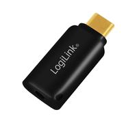 Adaptateur Jack 3.5mm 4pin femelle USB C prise male - Noir